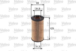 Масляный фильтр Valeo для Volkswagen Jetta VI 2010-2014. Артикул 586552