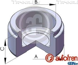 Поршень тормозного суппорта Autofren Seinsa (алюминий). Артикул D025772