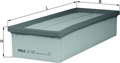 Воздушный фильтр Mahle-Knecht. Артикул LX 1211