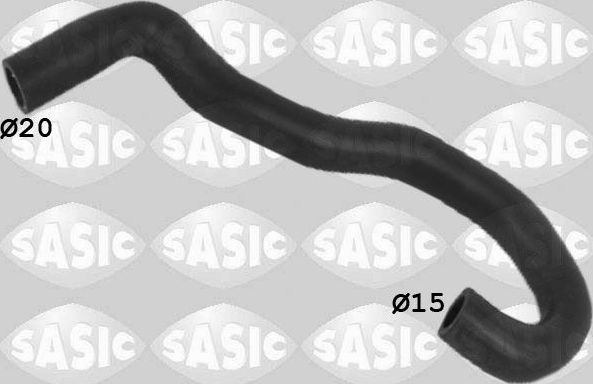 Патрубок радиатора (системы охлаждения) Sasic для Opel Astra G 1998-2005. Артикул 3406367