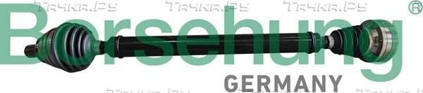 Полуось (привод в сборе, приводной вал) Borsehung задняя правая для Skoda Octavia A7 2012-2019. Артикул B10594
