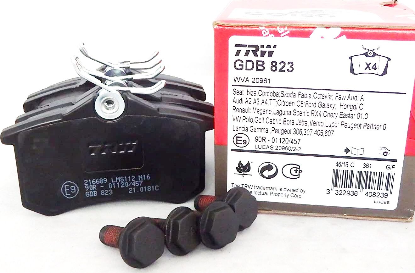 Тормозные колодки TRW COTEC. Артикул GDB823