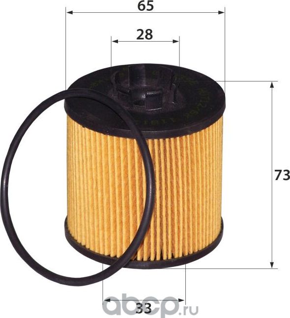 O-035E HU712/6X (масляная вставка) (RB-Exide). Артикул O035E