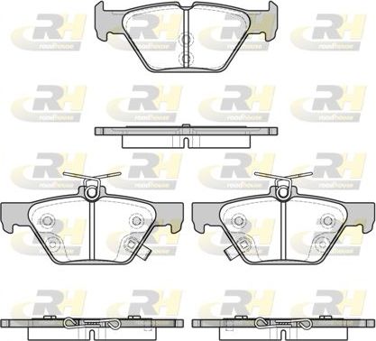 Тормозные колодки RoadHouse задние для Subaru Levorg 2015-2026. Артикул 21638.02