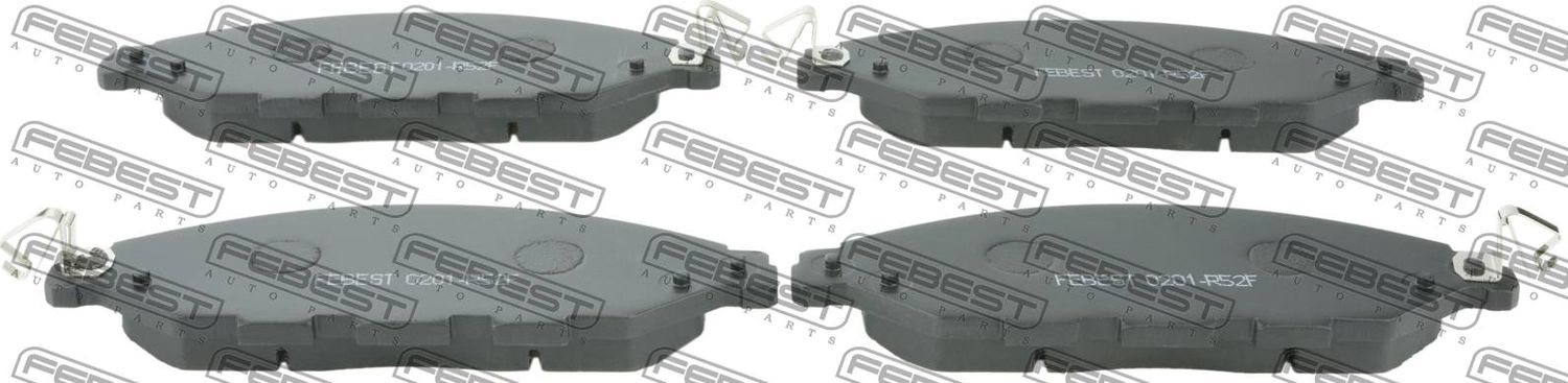 Тормозные колодки Febest. Артикул 0201-R52F