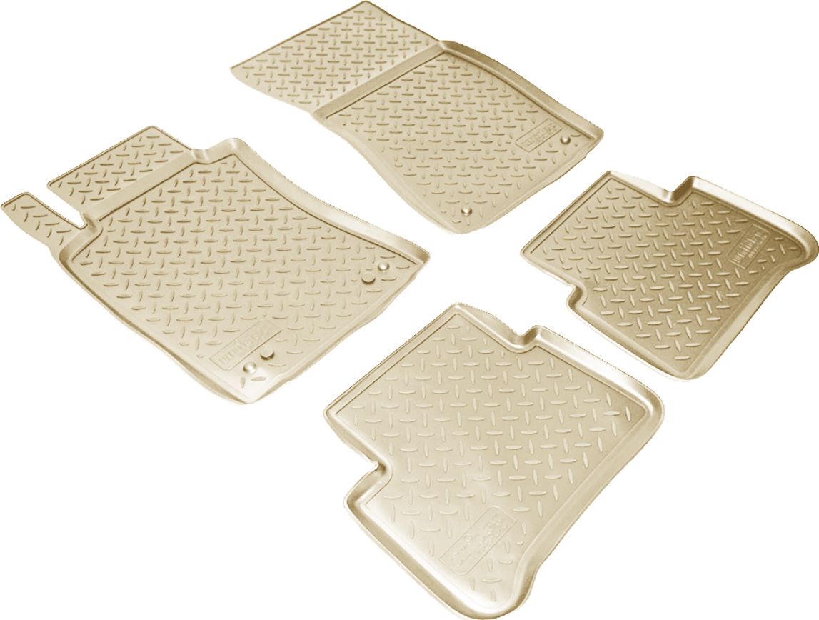 Коврики 3D Норпласт для салона Mercedes-Benz E-Класс W211 2002-2009 Бежевый. Артикул NPL-Po-56-50-B