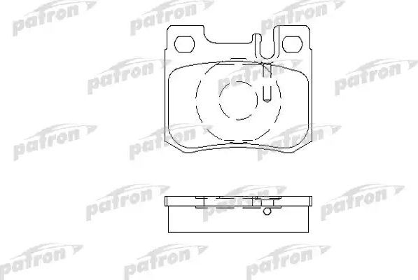 Тормозные колодки Patron. Артикул PBP693