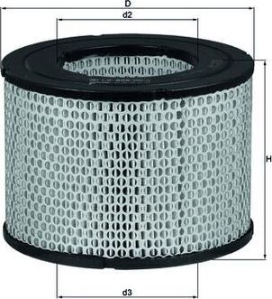 Воздушный фильтр Mahle. Артикул LX 606