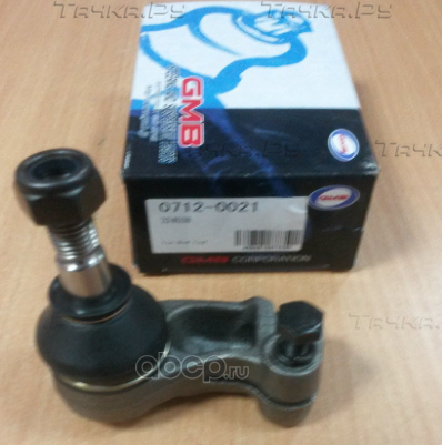 Наконечник рулевой тяги GMB правый для Daewoo LeMans 1990-1995. Артикул 0712-0021