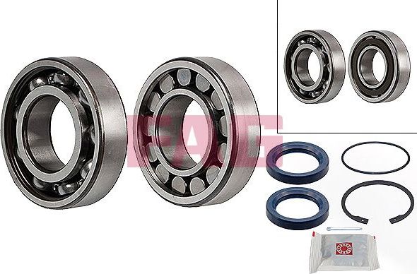 Ступичный подшипник (комплект) Fag для Porsche 944 1981-1987. Артикул 713 6115 30