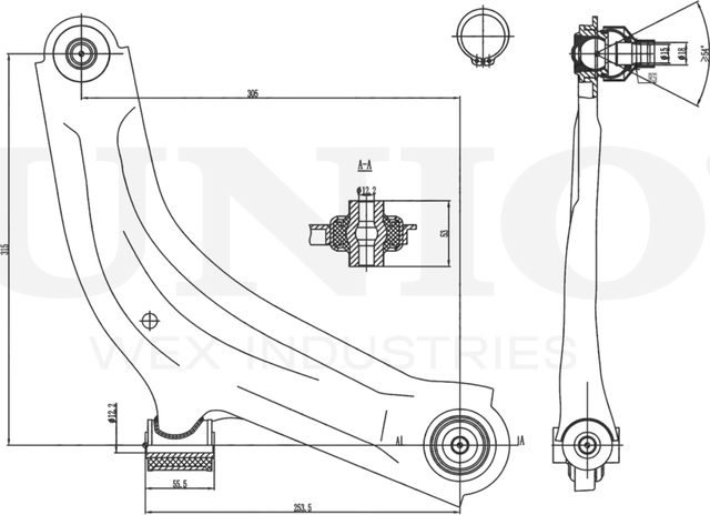 Рычаг подвески (Unio). Артикул SSP-40062