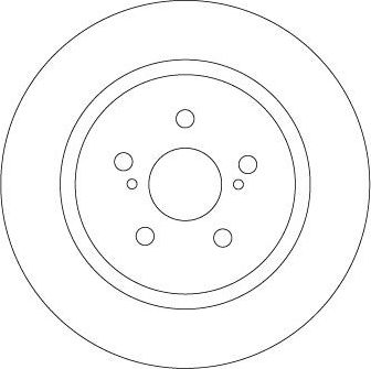 Тормозной диск TRW. Артикул DF6920