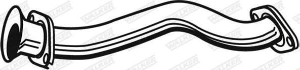 Глушитель Walker передний для Renault Laguna I 1994-1999. Артикул 19593