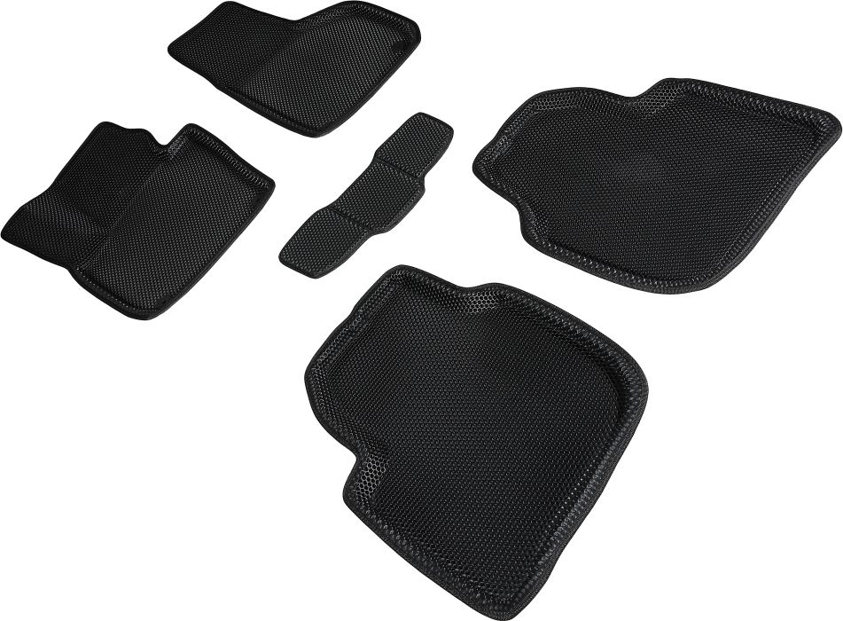 Коврики Seintex 3D EVA Соты для салона Skoda Superb II 2008-2015. Артикул 95435