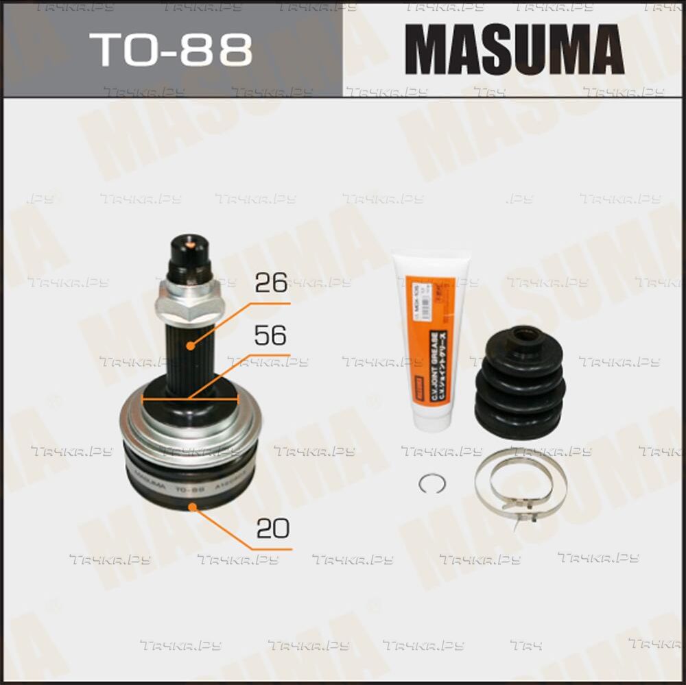 Шрус наружный (граната) Masuma. Артикул TO-88