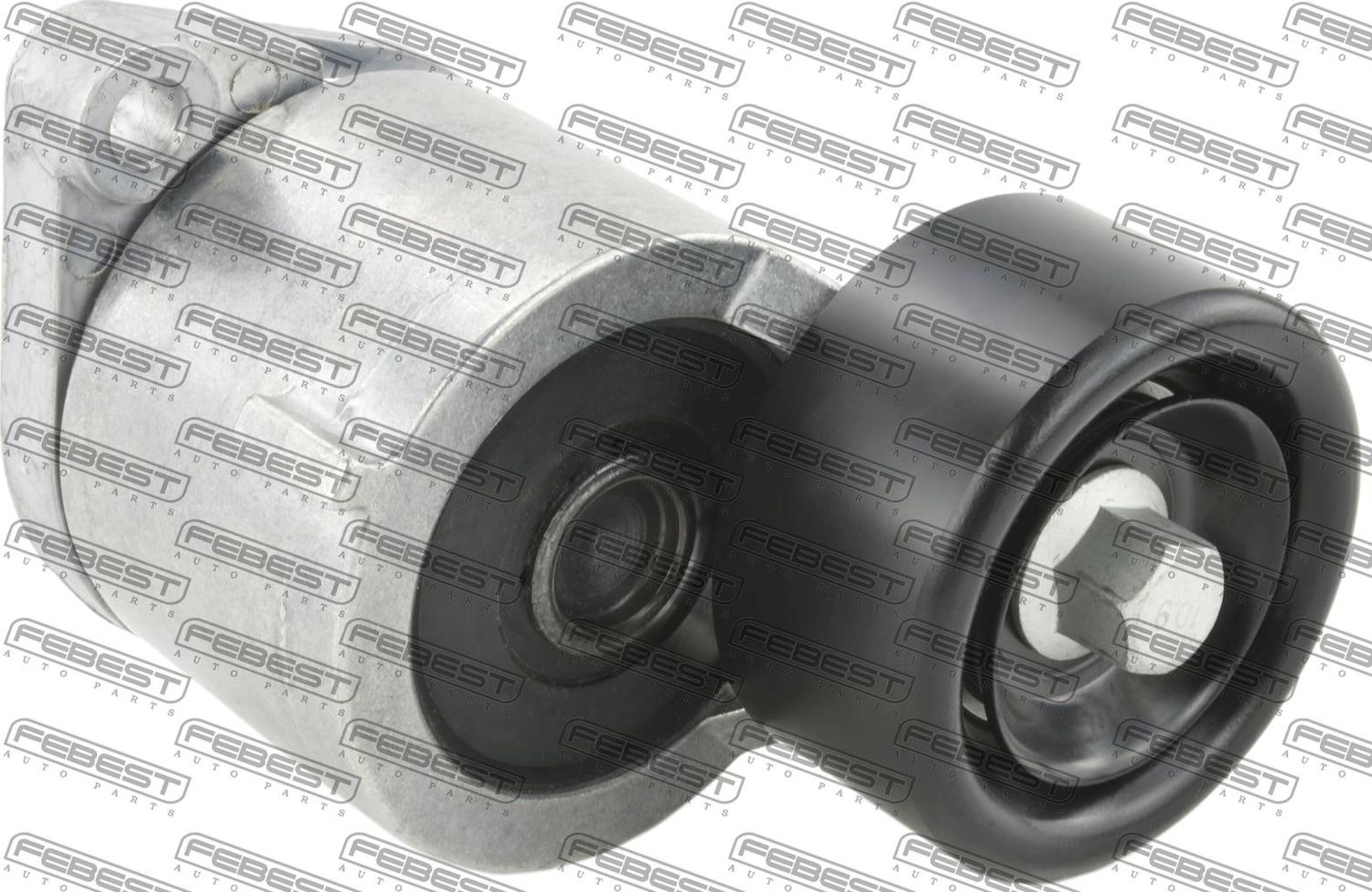 Натяжной ролик (натяжитель) приводного клинового зубчатого ремня Febest. Артикул 1290-G4KE