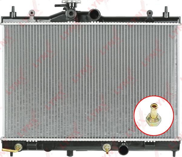 Радиатор охлаждения двигателя LYNXauto. Артикул RB-1101