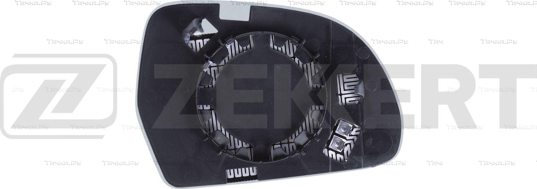 Зеркальное стекло бокового зеркала Zekkert левое для Skoda Octavia A5 2008-2013. Артикул SP-1028