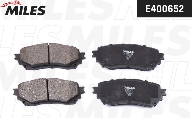 Тормозные колодки Miles (Low-Metallic). Артикул E400652