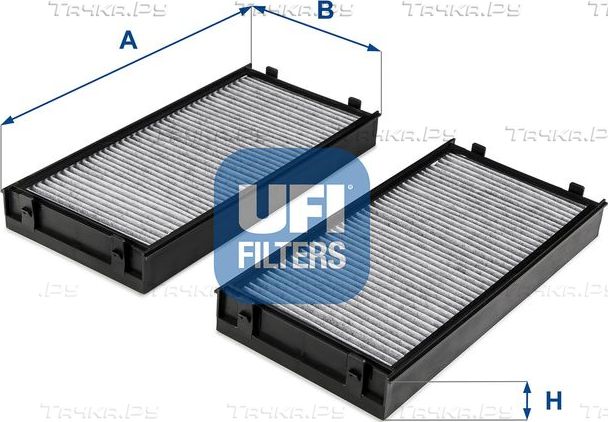 Салонный фильтр UFI для BMW X6 II (F16) 2014-2019. Артикул 54.243.00