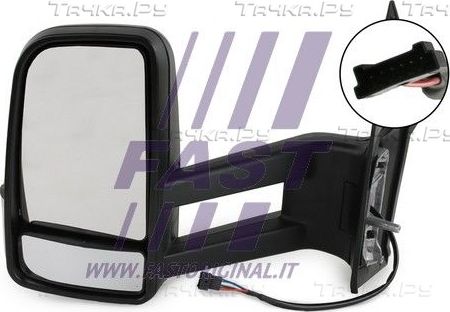 Зеркало боковое Fast левое для Volkswagen Crafter I 2006-2016. Артикул FT88341