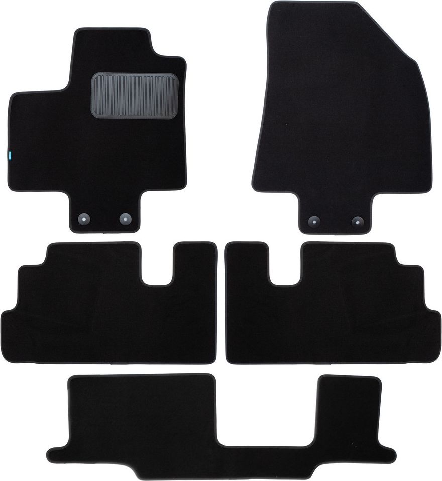 Коврики текстильные Klever Premium для салона Nissan Pathfinder V внед., 8 мест 2021-2026 . Артикул KLEVER0303606622110kh