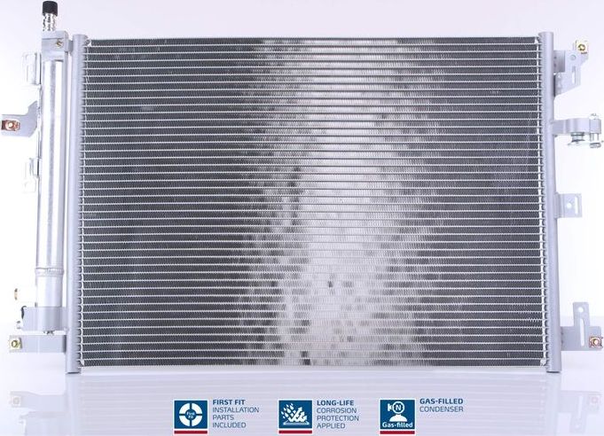 Радиатор кондиционера (конденсатор) Nissens (алюминий). Артикул 940830