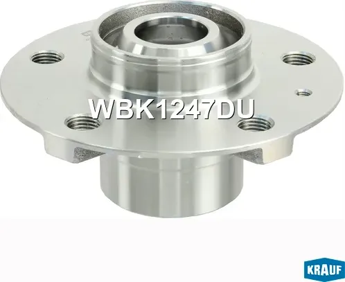 Ступица колеса с подшипником в сборе и монтажный к Krauf. Артикул WBK1247DU
