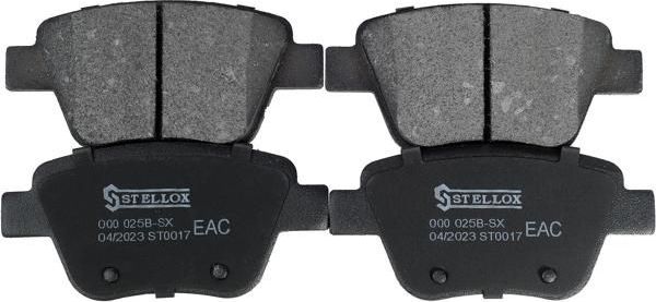 Тормозные колодки Stellox. Артикул 000 025B-SX