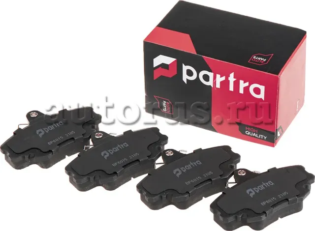 Колодки тормозные дисковые | перед прав/лев | (Partra). Артикул BP6015
