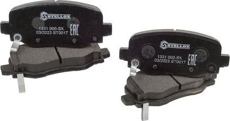 Тормозные колодки Stellox передние для Jeep Compass II 2020-2026. Артикул 1331 000-SX
