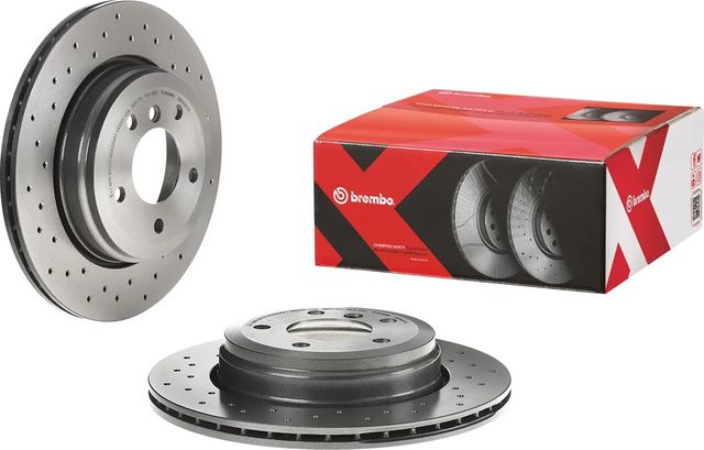 Тормозной диск Brembo XTRA задний для BMW 6 II (E63/E64) 2004-2010. Артикул 09.9425.1X