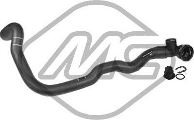 Патрубок радиатора (системы охлаждения) Metalcaucho нижний для SEAT Altea I 2004-2015. Артикул 09528