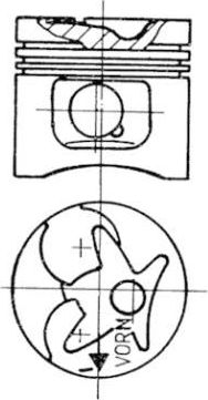 Поршень Kolbenschmidt для PUCH G-modell W460 1987-1991. Артикул 94330610