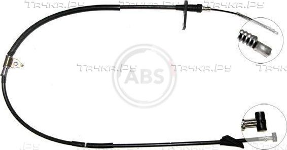 Трос ручника (тросик ручного тормоза) ABS. Артикул K17748