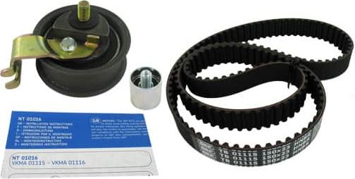 Ремень ГРМ с роликами (комплект) SKF для Volkswagen Sharan I 2000-2010. Артикул VKMA 01136