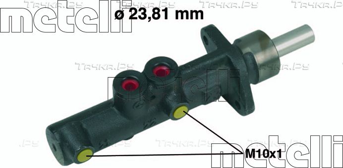 Тормозной цилиндр главный Metelli для Volkswagen LT II 1996-2006. Артикул 05-0308