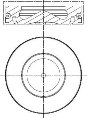 Поршень Mahle. Артикул 081 PI 00100 000