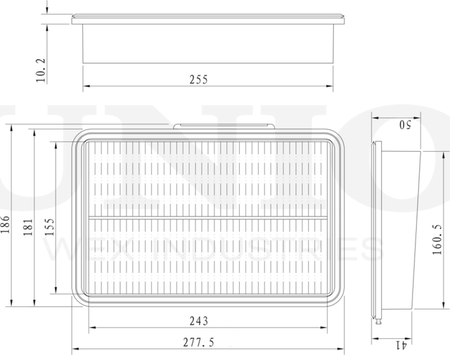 Фильтр воздушный (Unio). Артикул FLT-10227