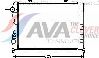 Радиатор охлаждения двигателя AVA. Артикул ALA2056