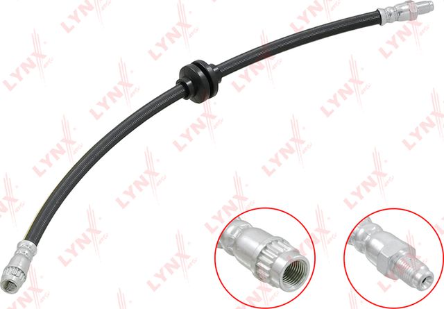 Тормозной шланг LYNXauto передний для Renault Duster II 2021-2026. Артикул BL-3235