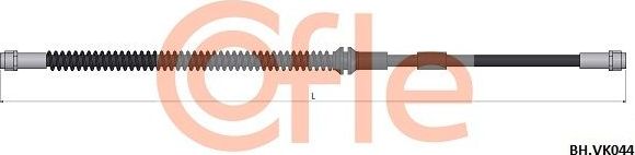 Тормозной шланг Cofle. Артикул 92.BH.VK044