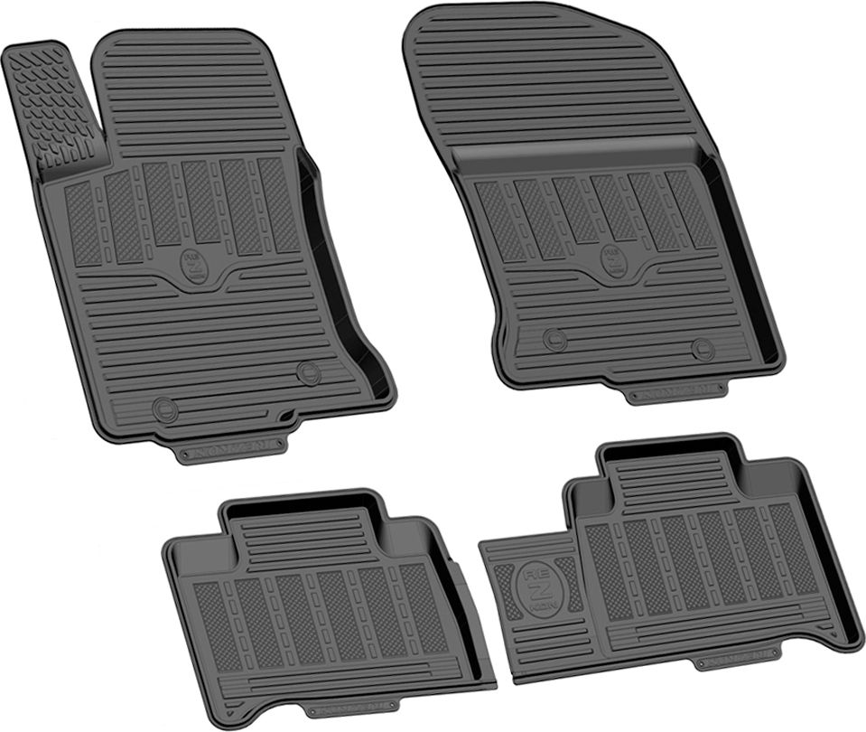 Коврики Rezkon резиновые для салона Lexus NX 2014-2021. Артикул 1042005100