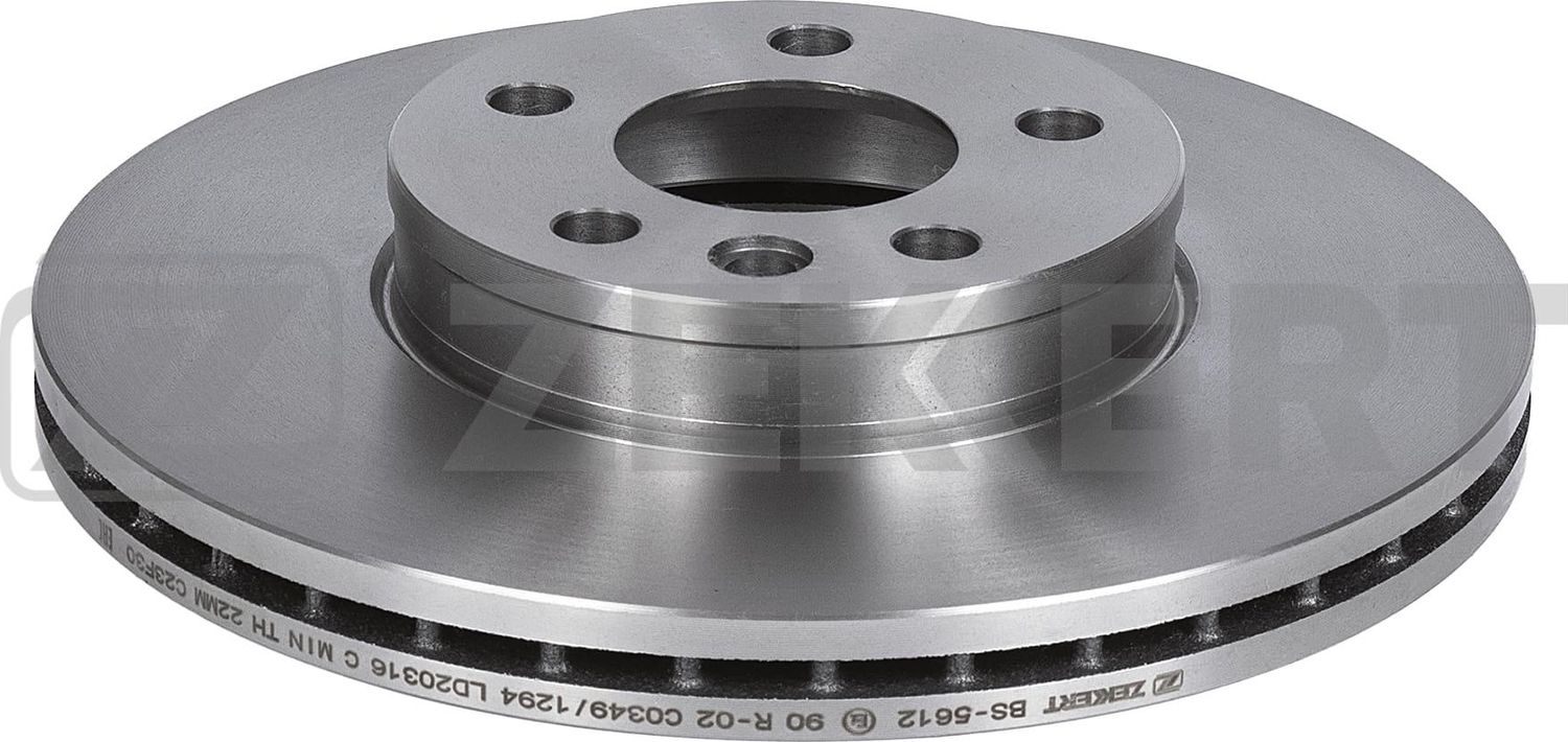Тормозной диск Zekkert. Артикул BS-5612