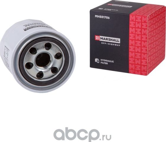 Гидравлический фильтр, навинчиваемый JCB 3CX, 4CX (MH551756) (Marshall). Артикул MH551756