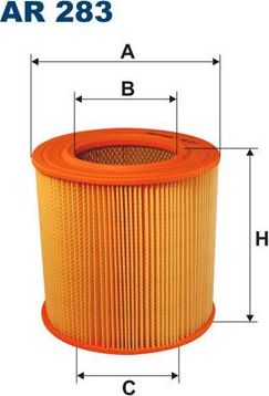 Воздушный фильтр Filtron для Mazda 626 II (GC) 1983-1987. Артикул AR 283