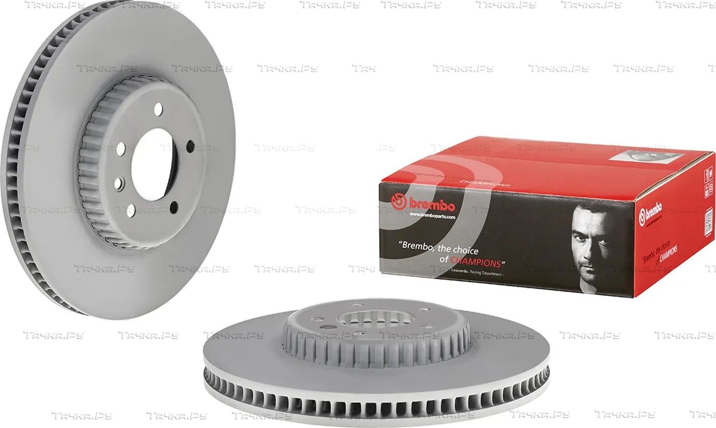 Тормозной диск Brembo PRIME LINE - Lightweight передний для Land Rover Defender II 2019-2026. Артикул 09.D549.23