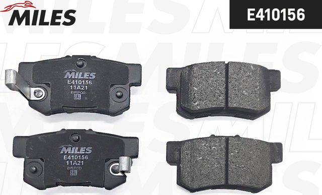 Тормозные колодки Miles (Low-Metallic) задние для MG ZR 2001-2005. Артикул E410156