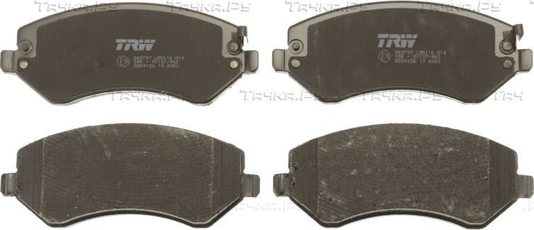 Тормозные колодки TRW COTEC. Артикул GDB4126