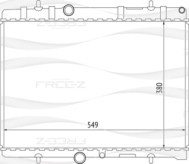 Радиатор PSA C4/C5/307/308/407 03- охлаждения (Free-Z). Артикул KK0176